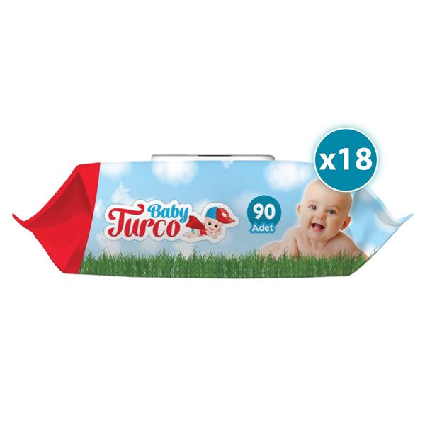 Baby Turco Islak Havlu 18X90'lı