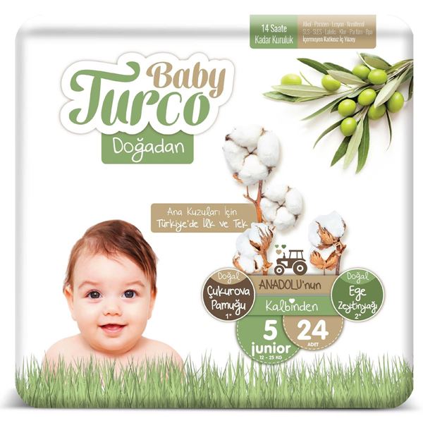 Baby Turco Doğadan 5 Numara Junıor 24 Adet