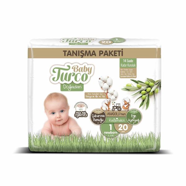 Baby Turco Doğadan 1 Numara Newborn Tanışma Paketi 20 Adet
