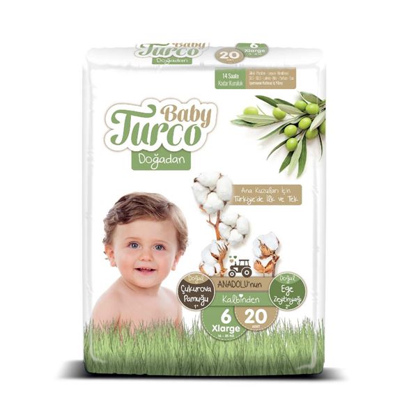 Baby Turco Doğadan 6 Numara Xlarge 20 Adet