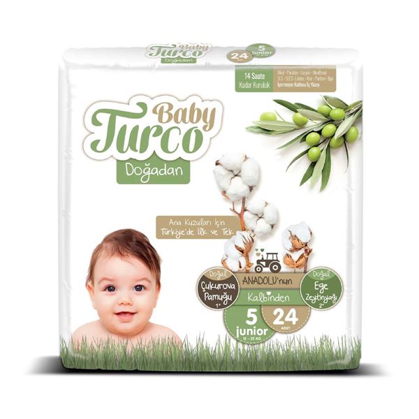 Baby Turco Doğadan 5 Numara Junıor 24 Adet
