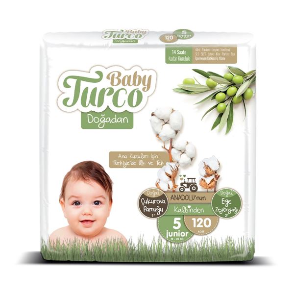 Baby Turco Doğadan 5 Numara Junıor 120 Adet