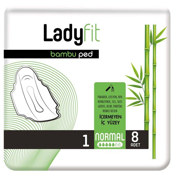 Ladyfit Bambu Ped Standart Normal 8 Ped