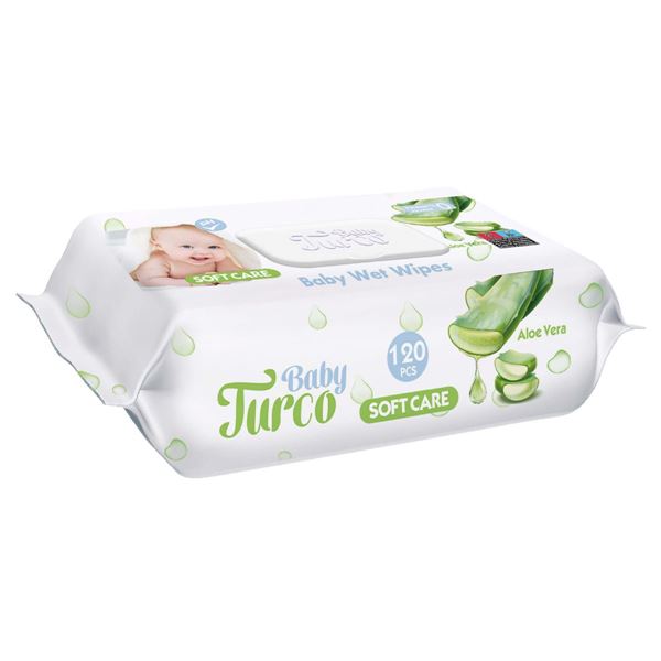 Baby Turco Softcare Aloe Vera Islak Bebek Havlusu 120 Adet