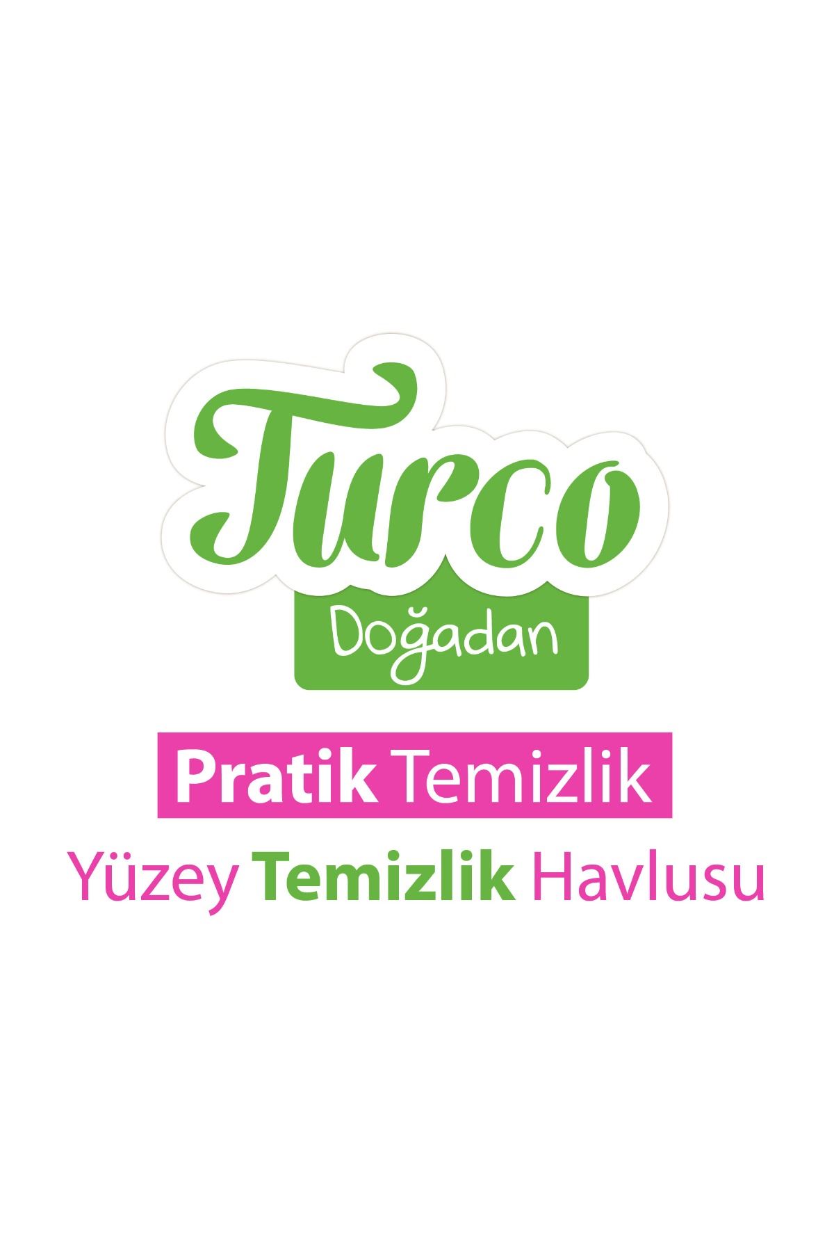 Turco Doğadan Pratik Yüzey Temizlik Havlusu Lotus 12x100 (1200 Yaprak)