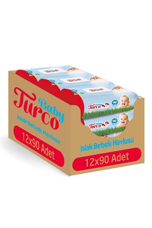 Baby Turco Islak Havlu 12x90'lı