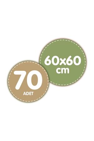 Baby Turco Bebek Bakım Örtüsü 60x60 cm 7x10 70 Adet