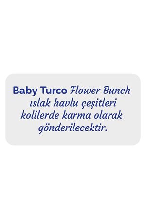 Baby Turco Flower Bunch Islak Havlu 24x90 (2160 Yaprak)