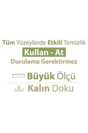 Turco Doğadan Pratik Yüzey Temizlik Havlusu 4x100 (400 Yaprak)