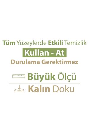 Turco Doğadan Pratik Yüzey Temizlik Havlusu 12x100 (1200 Yaprak)