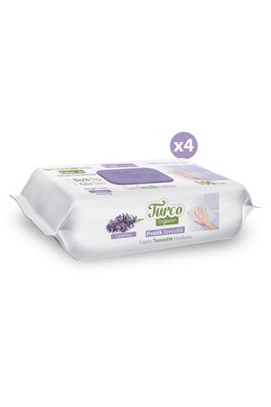 Turco Doğadan Pratik Yüzey Temizlik Havlusu Lavanta 4x100 (400 Yaprak)