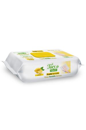 Turco Doğadan Pratik Yüzey Temizlik Havlusu Limon 100 Yaprak