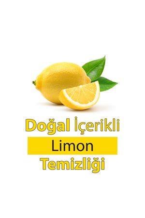 Turco Doğadan Pratik Yüzey Temizlik Havlusu Limon 2x100 (200 Yaprak)