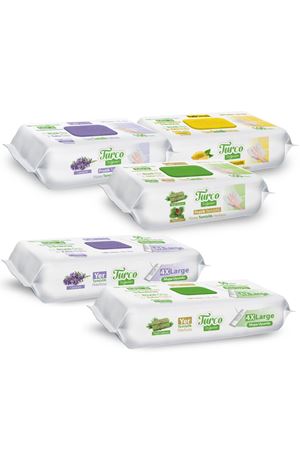 Turco Doğadan Pratik Yüzey Temizlik Havlusu 3x100 & Yer Temizlik Havlusu 2X50 Karma Paket