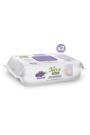 Turco Doğadan Pratik Yüzey Temizlik Havlusu Lavanta 2x100 (200 Yaprak)